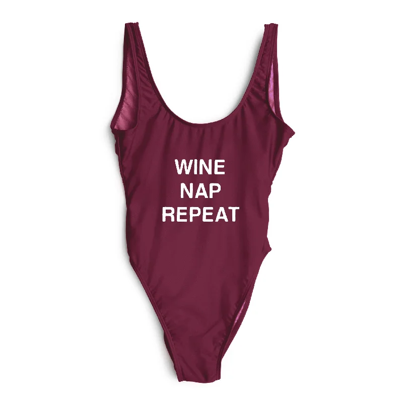 WINE NAP REPEAT [SWIMSUIT]