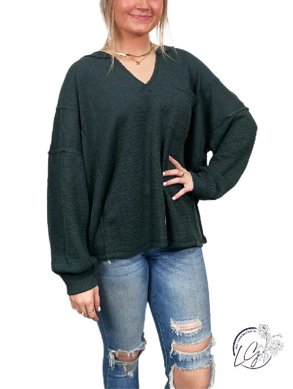 Cropped Women Long Sleeve Top to Pair with High - Waisted BottomsCurvy Young At Heart Knit Long Sleeve