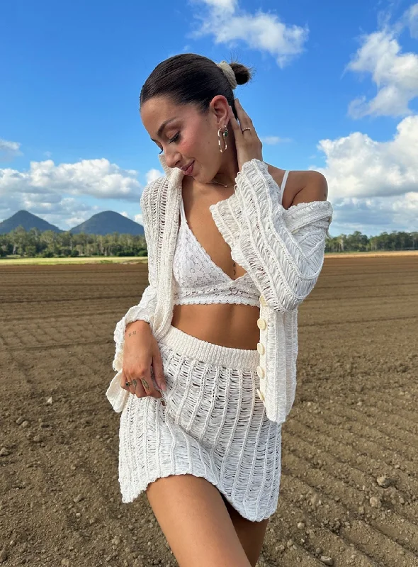 Lightweight Women Long Sleeve Top for Spring and AutumnPerfect Places Knit Set Beige