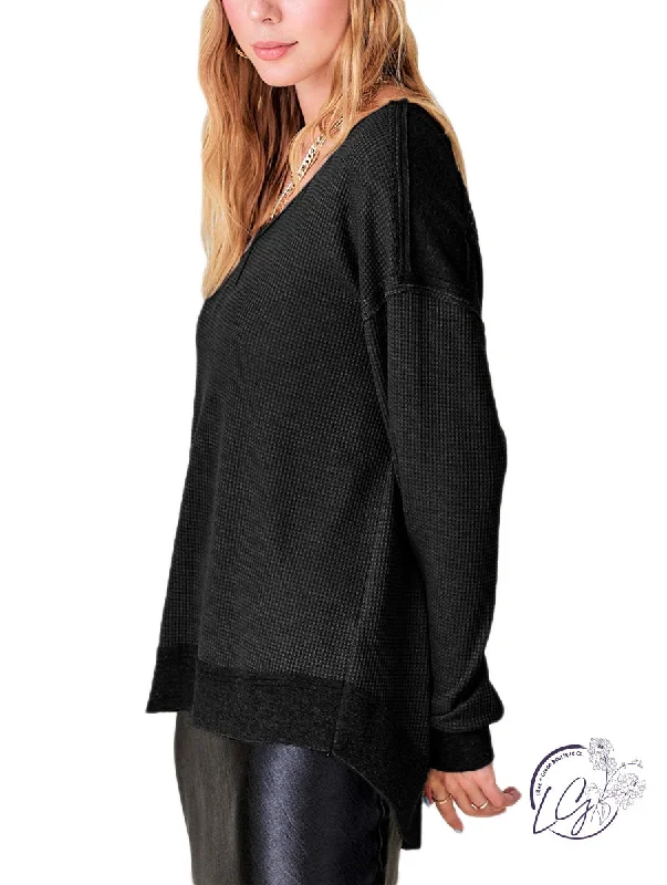 Mock Neck Women Long Sleeve Top for a Modern AestheticEternal Flame Long Sleeve