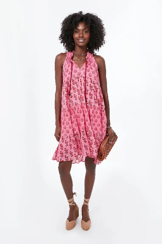 Midi dresses with empire waists for a flattering maternity option Pink Delfina Sofia Mini Dress