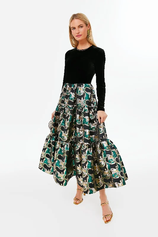 Midi dresses with bow accents for a sweet and charming look Spritz Verde Big Dress