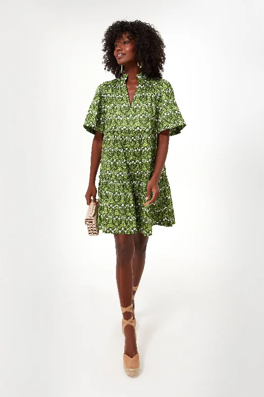 Wrap - style midi dresses in silk for a sophisticated office look Dandelion Daze Crawford Dress