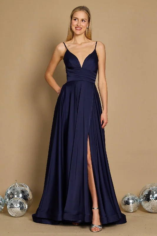 Empire waist wedding dresses with beaded bodices​ Wrap - style wedding guest dresses with bow accents Long Spaghetti Strap Prom Formal Gown