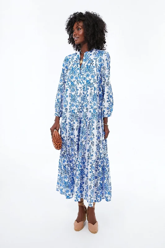 Wrap - style midi dresses in silk for a sophisticated office look Exclusive Bluefanny Rio Midi Dress
