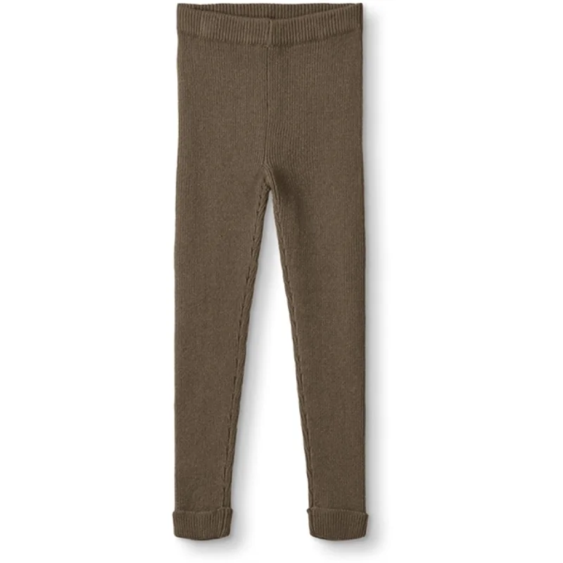 Plus Size Women's Corduroy Tight Trousers in Olive Green for a Retro and Cozy VibeFliink Cub Benna Rib Leggings