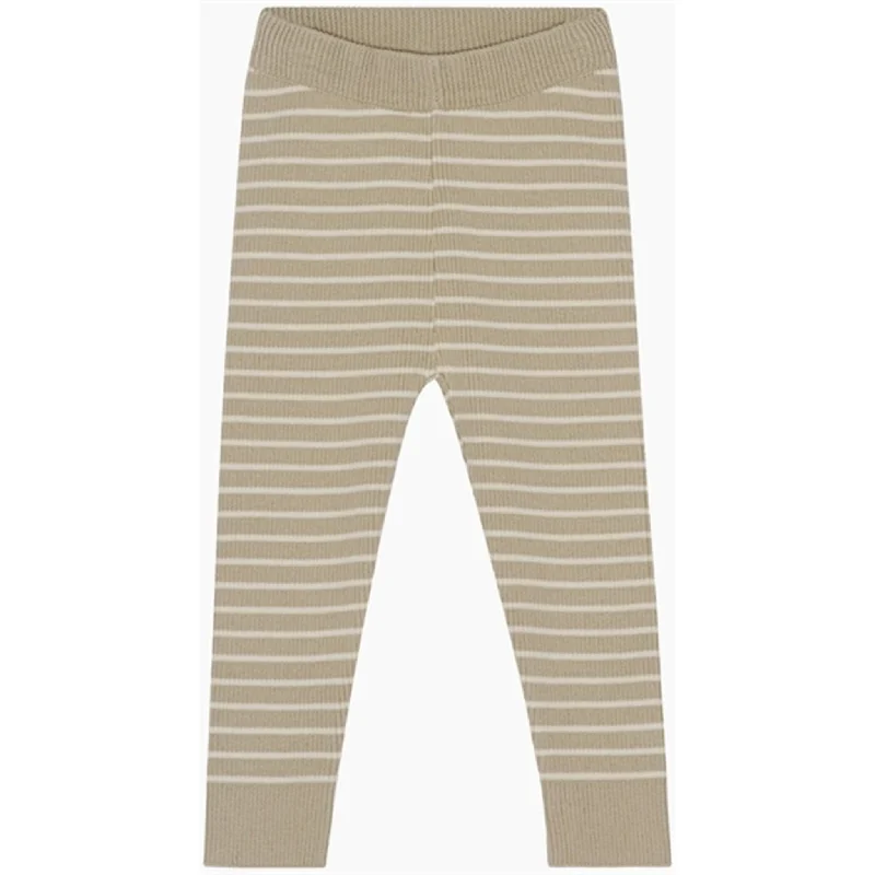Plus Size Women's Embroidered Tight Trousers in White for a Feminine and Elegant StyleFlöss Flye leggings Sand
