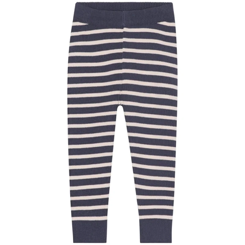 Plus Size Women's Stretch Cotton Tight Trousers in Navy for Comfortable Everyday WearFlöss Flye leggings Wave/warm cotton