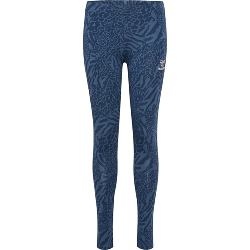 Plus Size Women's Plaid Tight Trousers in Multicolor for a Stylish and Classic LookHummel Dark Denim Wild Leggings