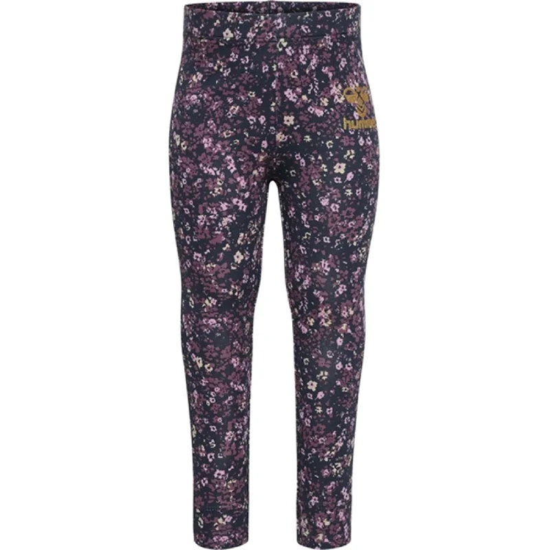 Plus Size Women's Embroidered Tight Trousers in White for a Feminine and Elegant StyleHummel Ombre Blue Floa Leggings