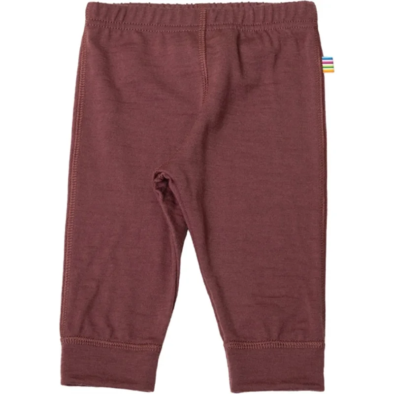 Women's Seamless Compression Tight Trousers in Gray for Fitness and Yoga SessionsJoha Wool Bordeaux Leggings