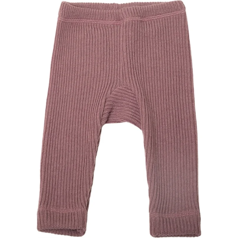 Women's Fleece - Lined Tight Trousers in Dark Blue for Warmth in Cold WeatherJoha Wool Rose Leggings