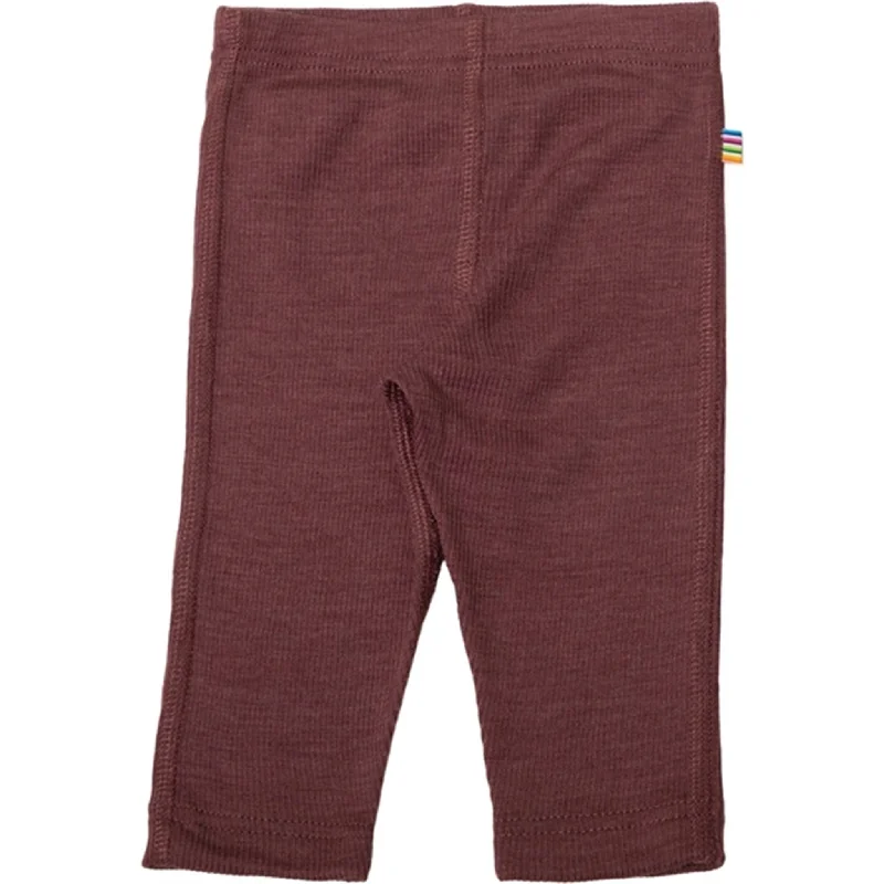 Women's Velvet Tight Trousers in Burgundy for a Luxurious and Elegant AppearanceJoha Wool/Silk Bordeaux Leggings