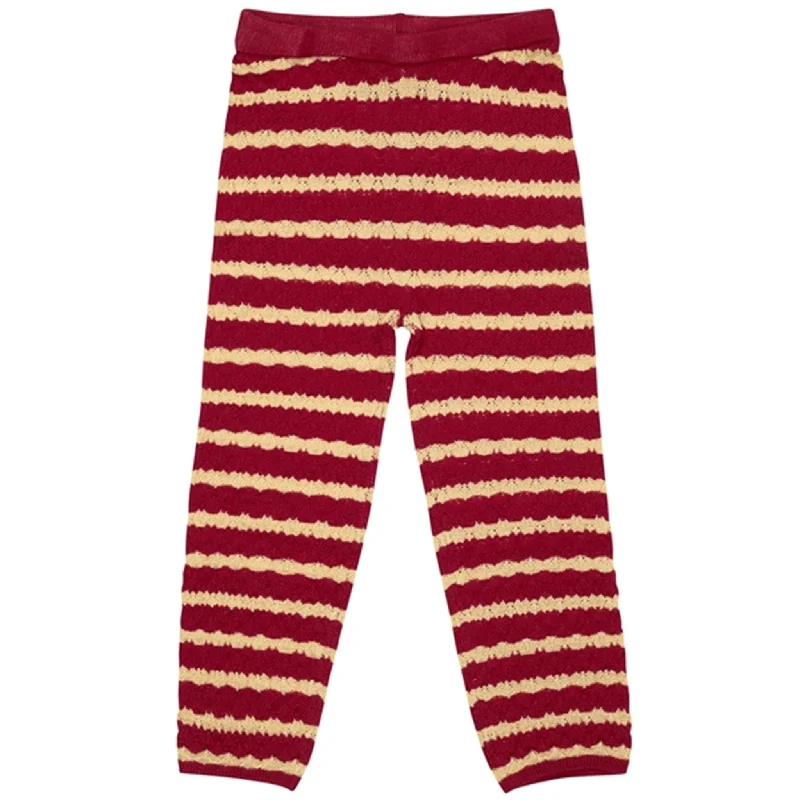 Konges Sløjd Jolly Stripe Cane Strik Uld Leggings