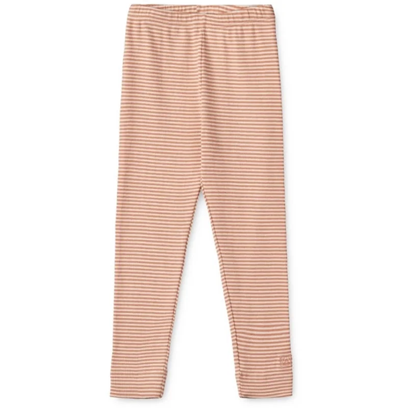 Liewood Y/D Stripe Tuscany Rose/Sandy Marien Stripe Rib Leggings