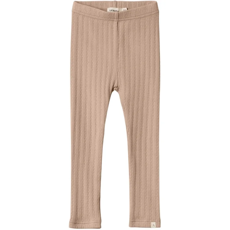 Women's Metallic Tight Trousers in Gold for a Glamorous Party EnsembleLil'Atelier Nougat Rita Slim Leggings