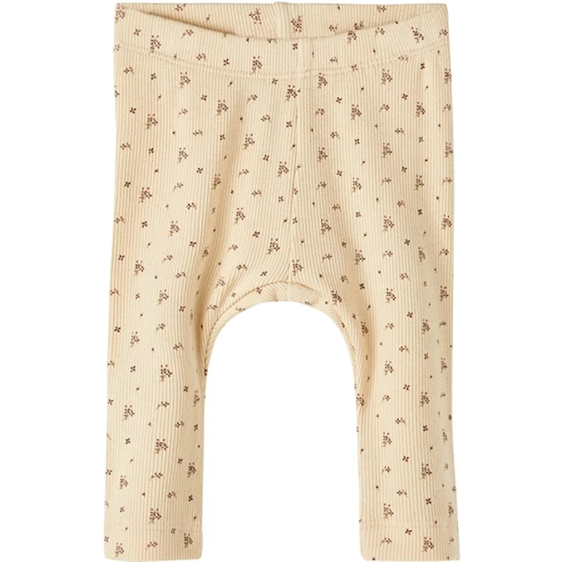 Women's Fleece - Lined Tight Trousers in Dark Blue for Warmth in Cold WeatherLil'Atelier Wood Ash Gago Slim Leggings Noos
