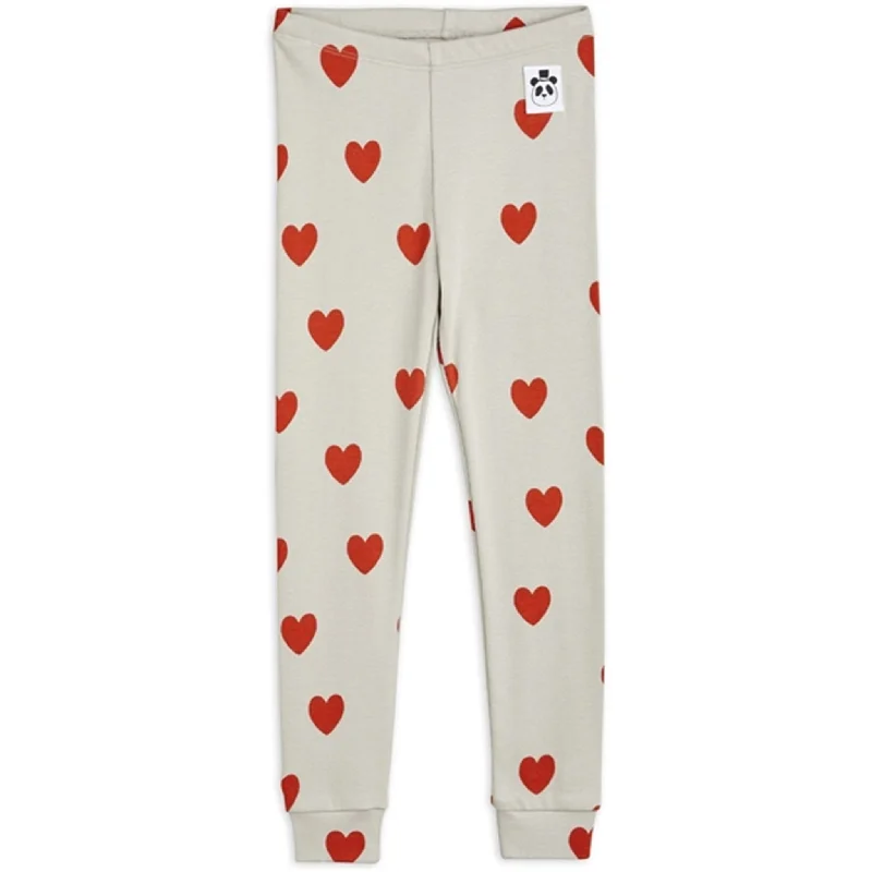 Women's Denim - Look Tight Trousers in Light Blue for a Casual and Versatile OptionMini Rodini Hearts Aop Leggings Grey
