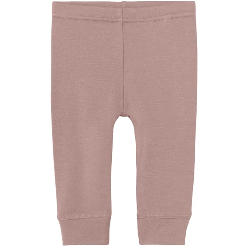 Women's Tight Trousers with Elastic Waistband in Black for Easy and Comfortable WearName it Antler Willow Wool Leggings