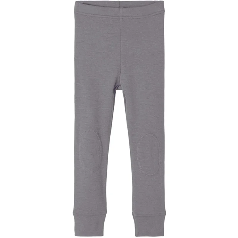 Women's Metallic Tight Trousers in Gold for a Glamorous Party EnsembleName it Silver Filigree Willit Wool Leggings
