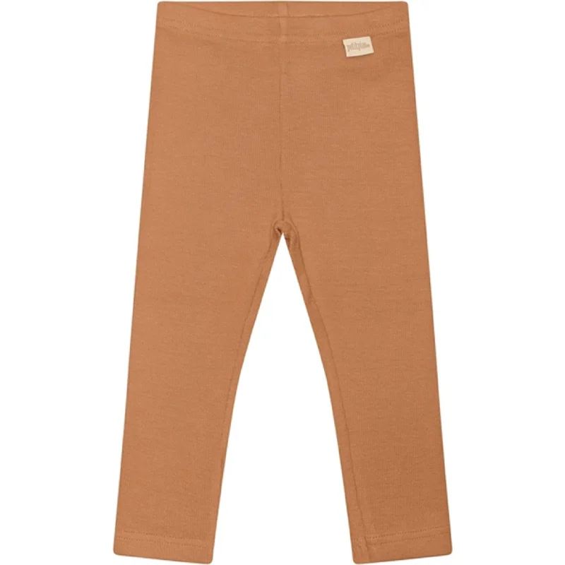 Plus Size Women's Corduroy Tight Trousers in Olive Green for a Retro and Cozy VibePetit Piao® Caramel Leggings Modal