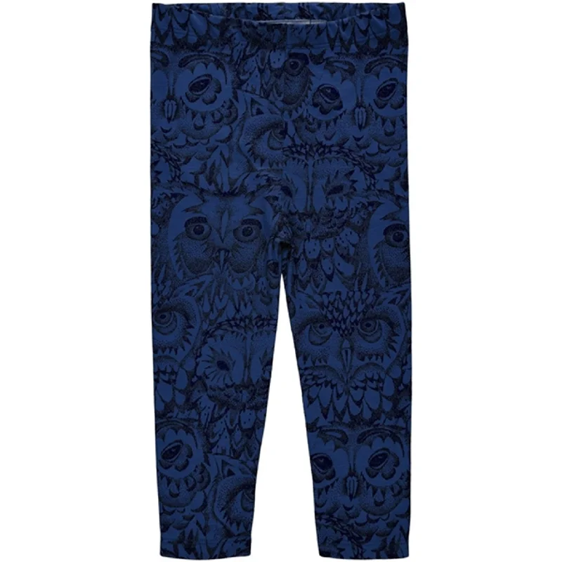 Plus Size Women's Plaid Tight Trousers in Multicolor for a Stylish and Classic LookSoft Gallery True Blue Paula Owl Leggings