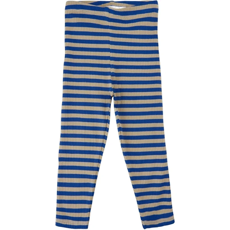 Women's Denim - Look Tight Trousers in Light Blue for a Casual and Versatile OptionTHE NEW Siblings Monaco Blue Finn Rib Leggings