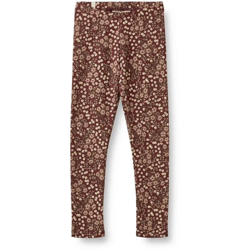 Women's Leather - Look Tight Trousers with Zipper Details in Dark Gray for an Urban StyleWheat Aubergine Berries Jersey Leggings Jules