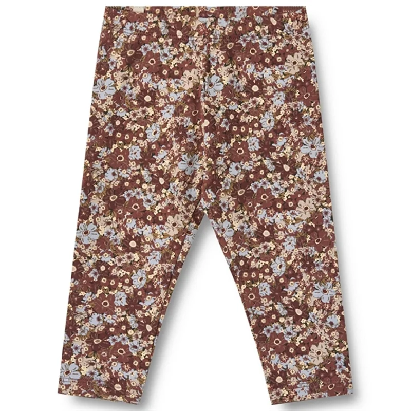 Women's Tight Trousers with Rhinestone Embellishments in Silver for a Sparkly LookWheat Flowers In Plenty Jules Jersey Leggings