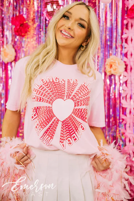 Puff Sleeve Women T Shirt for a Fashion - Forward LookPuff Sleeve Women T Shirt for a Fashion - Forward LookAlpha Chi Omega Bid Day My Heart Belongs To AXO Tee