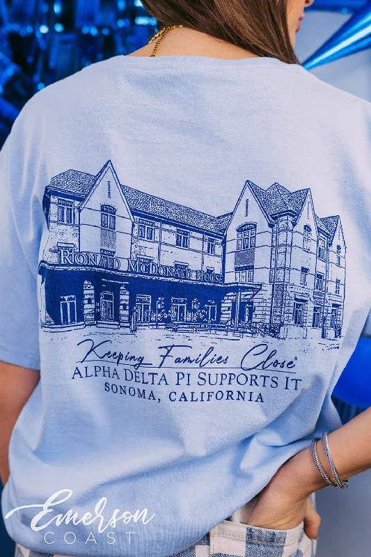 Puff Sleeve Women T Shirt for a Fashion - Forward LookPuff Sleeve Women T Shirt for a Fashion - Forward LookAlpha Delta Pi Philanthropy RMHC Chapter House Tee