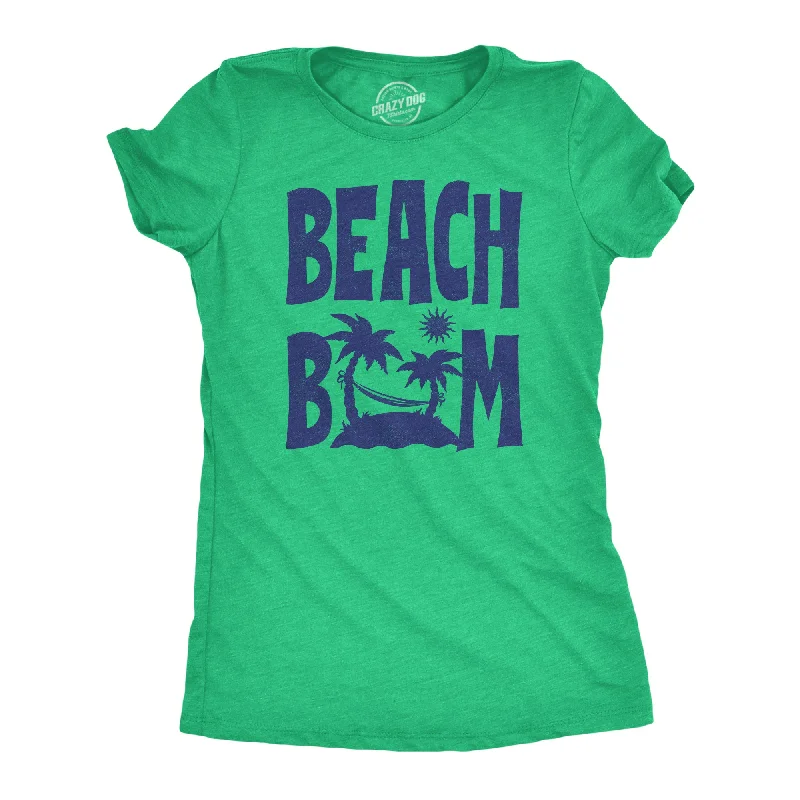 Long Sleeve Women T Shirt for Cooler WeatherBeach Bum Women's T Shirt