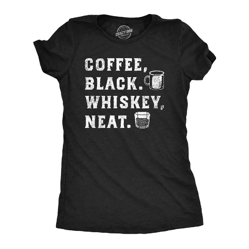 Sequined Women T Shirt for a Sparkly Night OutSequined Women T Shirt for a Sparkly Night OutCoffee Black Whiskey Neat Women's T Shirt