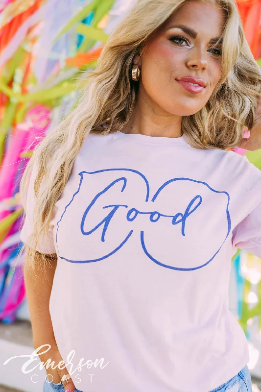 Ringer T Shirt Women with Retro - Inspired StripesDelta Gamma Do Good Tshirt