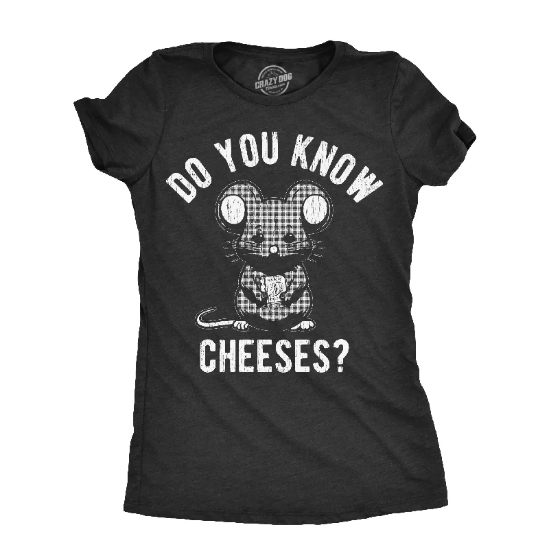 Striped Women T Shirt in a Classic PatternStriped Women T Shirt in a Classic PatternDo You Know Cheeses Women's T Shirt