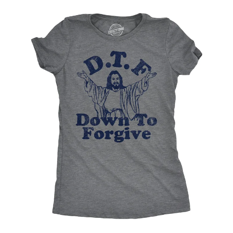 Crop Top Women T Shirt to Pair with High - Waisted BottomsCrop Top Women T Shirt to Pair with High - Waisted BottomsDTF Down To Forgive Women's T Shirt