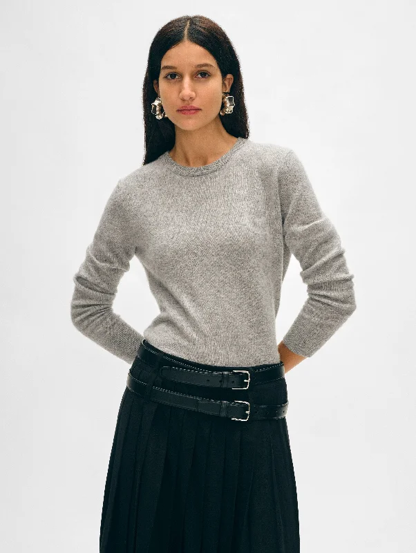 Mock - Neck Women Sweater for a Modern TwistCashmere Crewneck