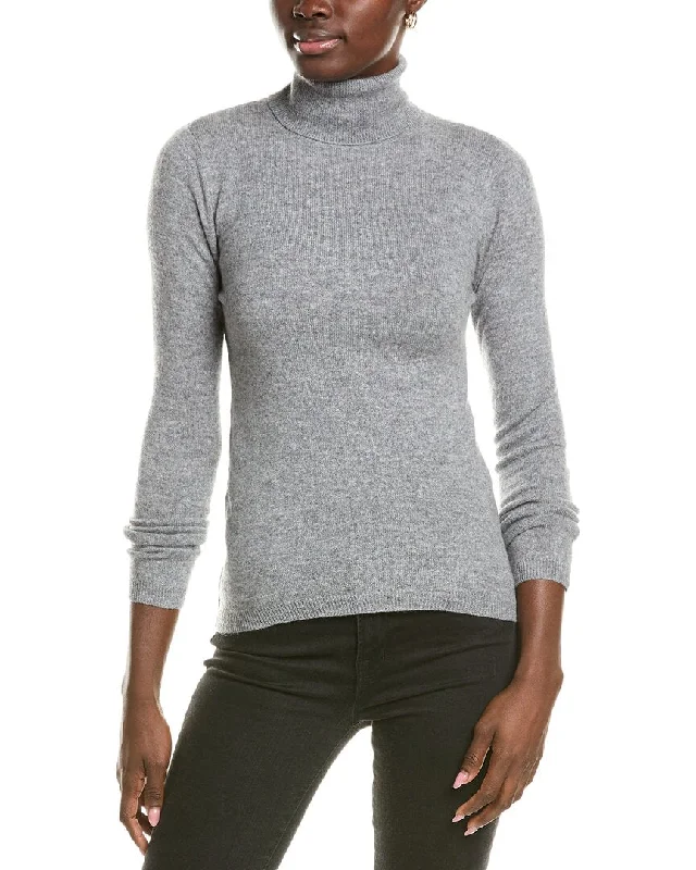 V - Neck Women Sweater to Elongate the NecklineForte Cashmere Turtleneck Cashmere Sweater