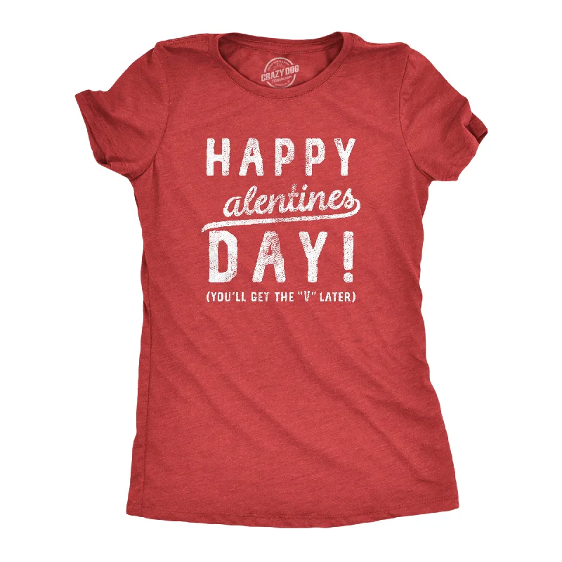 Embroidered Women T Shirt with Intricate DetailsHappy Alentines Day Women's T Shirt