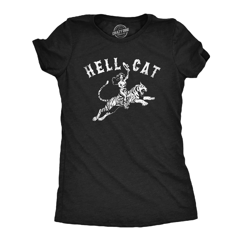 Muscle Women T Shirt for a Sporty and Casual LookMuscle Women T Shirt for a Sporty and Casual LookHell Cat Women's T Shirt