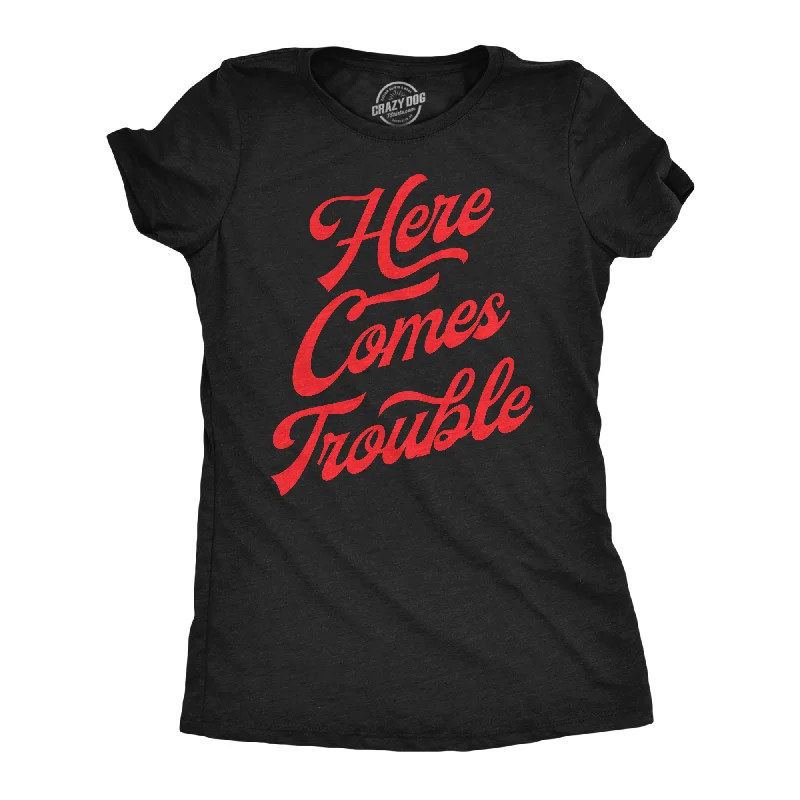 Sequined Women T Shirt for a Sparkly Night OutSequined Women T Shirt for a Sparkly Night OutHere Comes Trouble Women's T Shirt