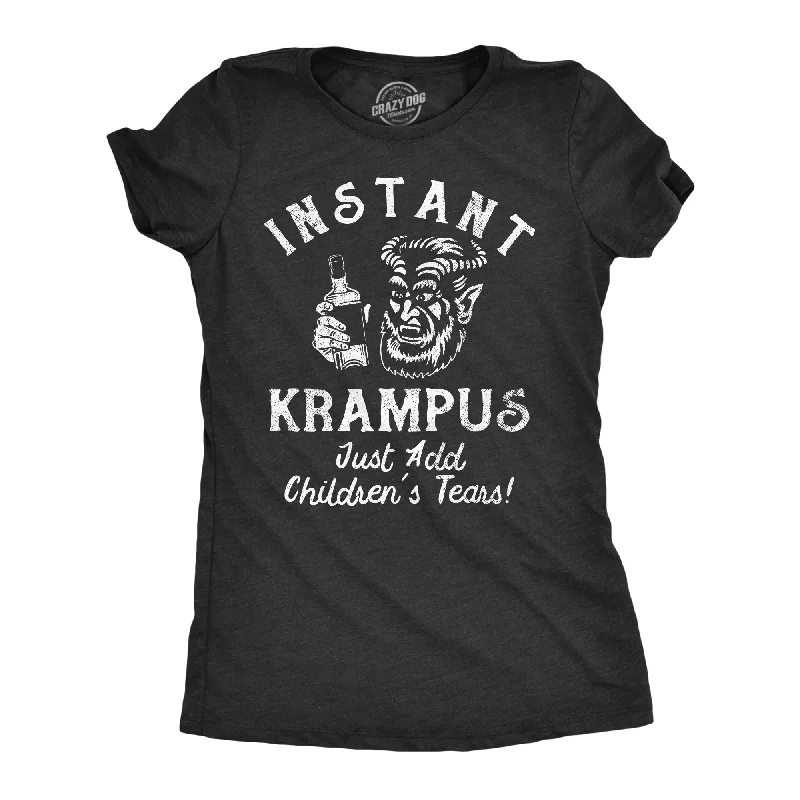 Floral Print Women T Shirt for a Feminine TouchFloral Print Women T Shirt for a Feminine TouchInstant Krampus Just Add Childrens Tears Women's T Shirt