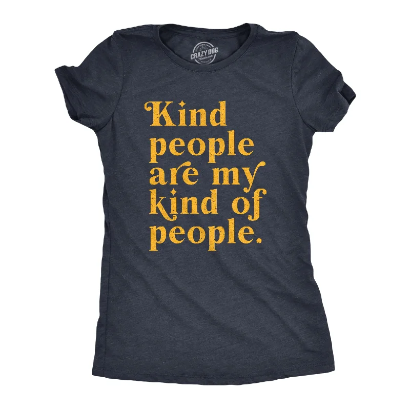 Striped Women T Shirt in a Classic PatternStriped Women T Shirt in a Classic PatternKind People Are My Kind Of People Women's T Shirt