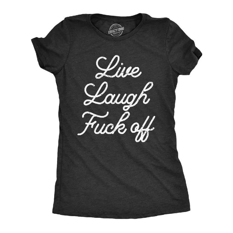 Tie - Dye Women T Shirt with a Bohemian VibeTie - Dye Women T Shirt with a Bohemian VibeLive Laugh Fuck Off Women's T Shirt