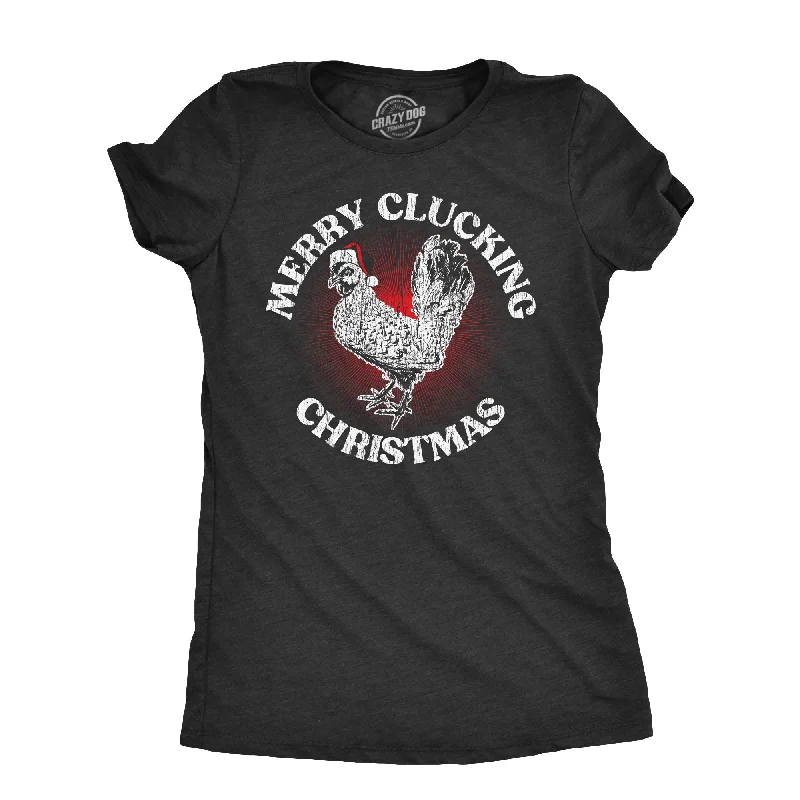 Sleeveless Women T Shirt for Summer ComfortMerry Clucking Christmas Women's T Shirt