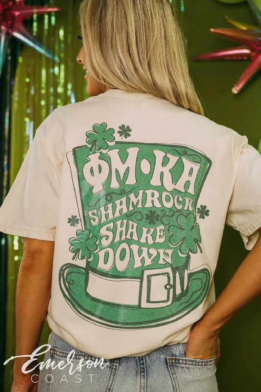 Sheer Women T Shirt for a Stylish and Alluring LookSheer Women T Shirt for a Stylish and Alluring LookPhi Mu Social Shamrock Shake Down Tee