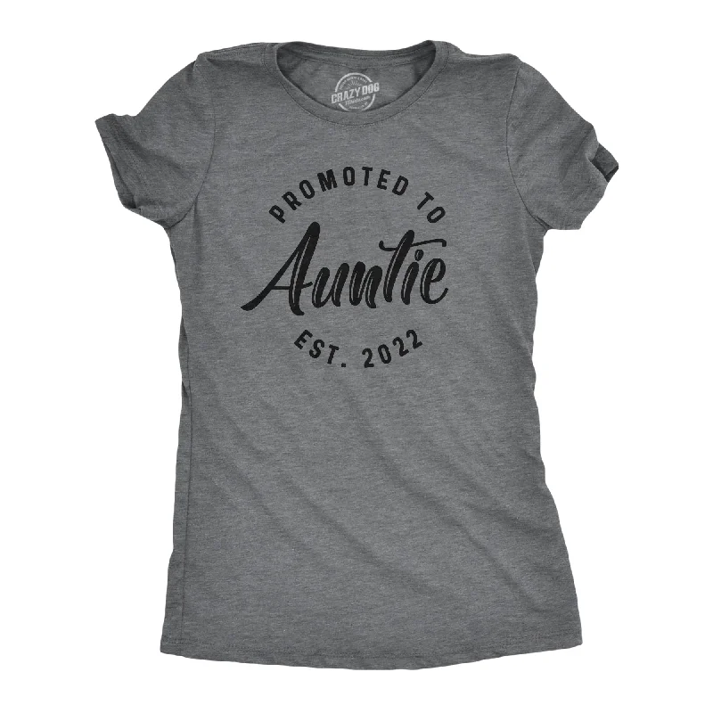 Sleeveless Women T Shirt for Summer ComfortSleeveless Women T Shirt for Summer ComfortPromoted To Auntie 2022 Women's T Shirt