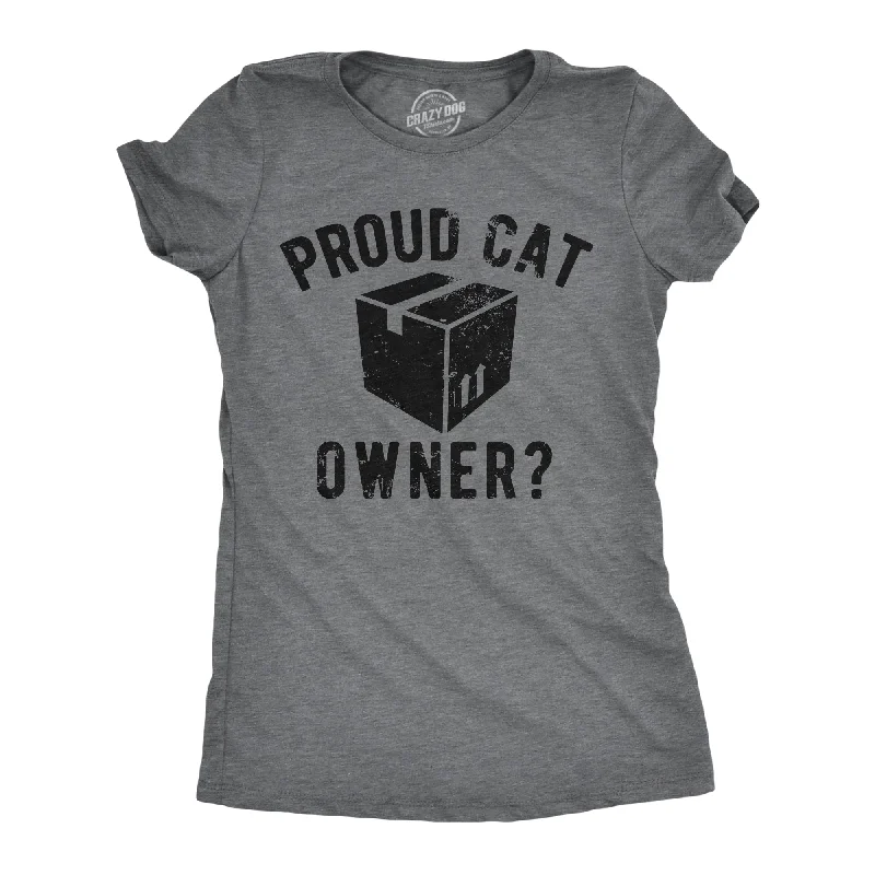 V - Neck Women T Shirt to Enhance the NecklineV - Neck Women T Shirt to Enhance the NecklineProud Cat Owner Women's T Shirt