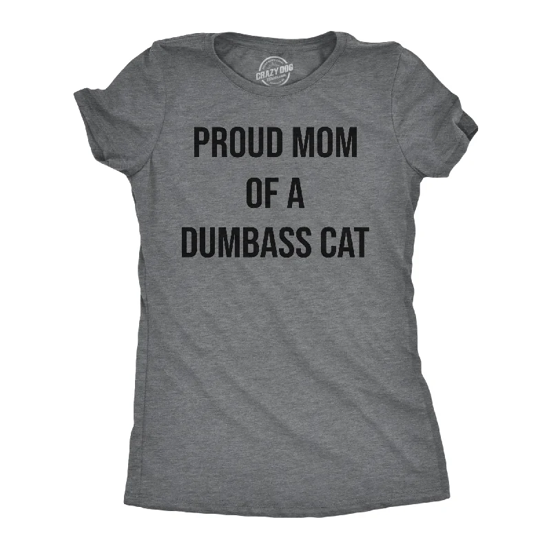 Sequined Women T Shirt for a Sparkly Night OutSequined Women T Shirt for a Sparkly Night OutProud Mom Of A Dumbass Cat Women's T Shirt