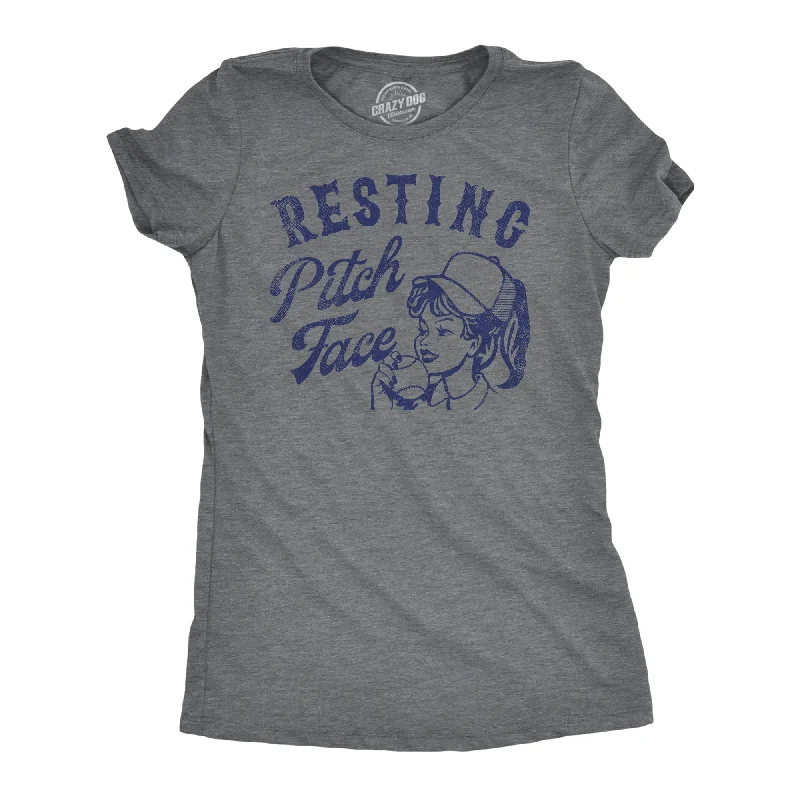 V - Neck Women T Shirt to Enhance the NecklineV - Neck Women T Shirt to Enhance the NecklineResting Pitch Face Women's T Shirt